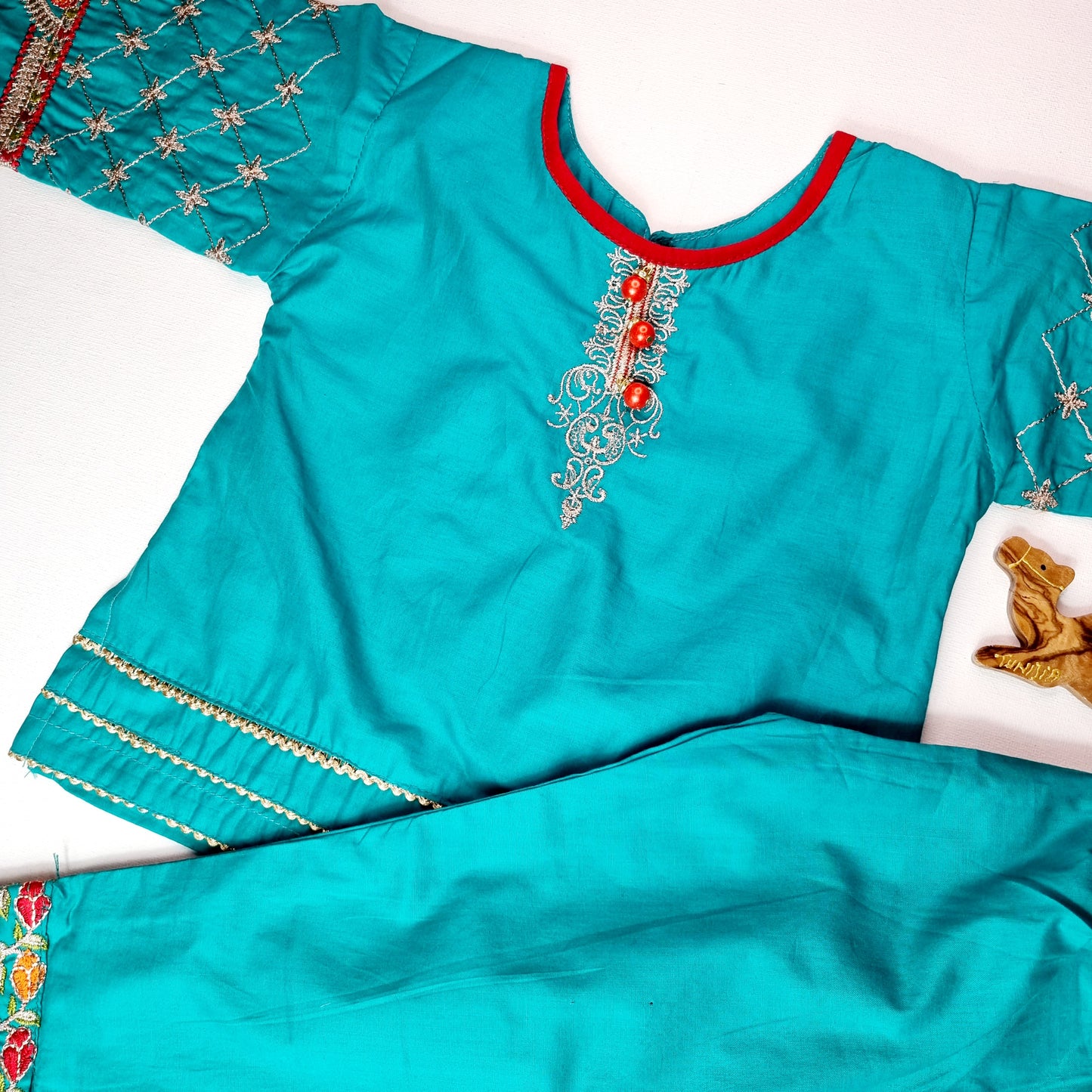 Baby Girl Embroidered Trouser Shirt || Pakistani/ Indian Wedding/ Party & Occasion Wear Dress || Girl Kids Ethnic Wear