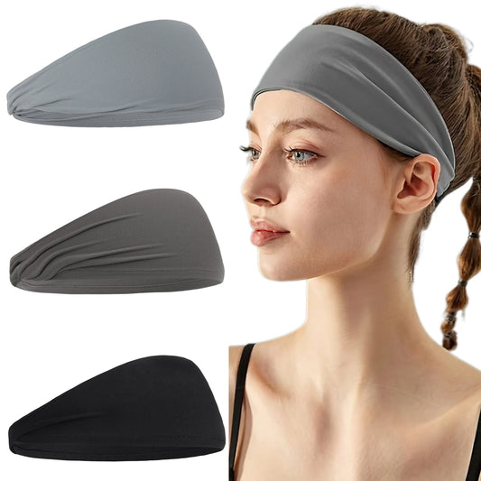 Fashion Sports Headbands For Women Solid nylon Hair Bands Running