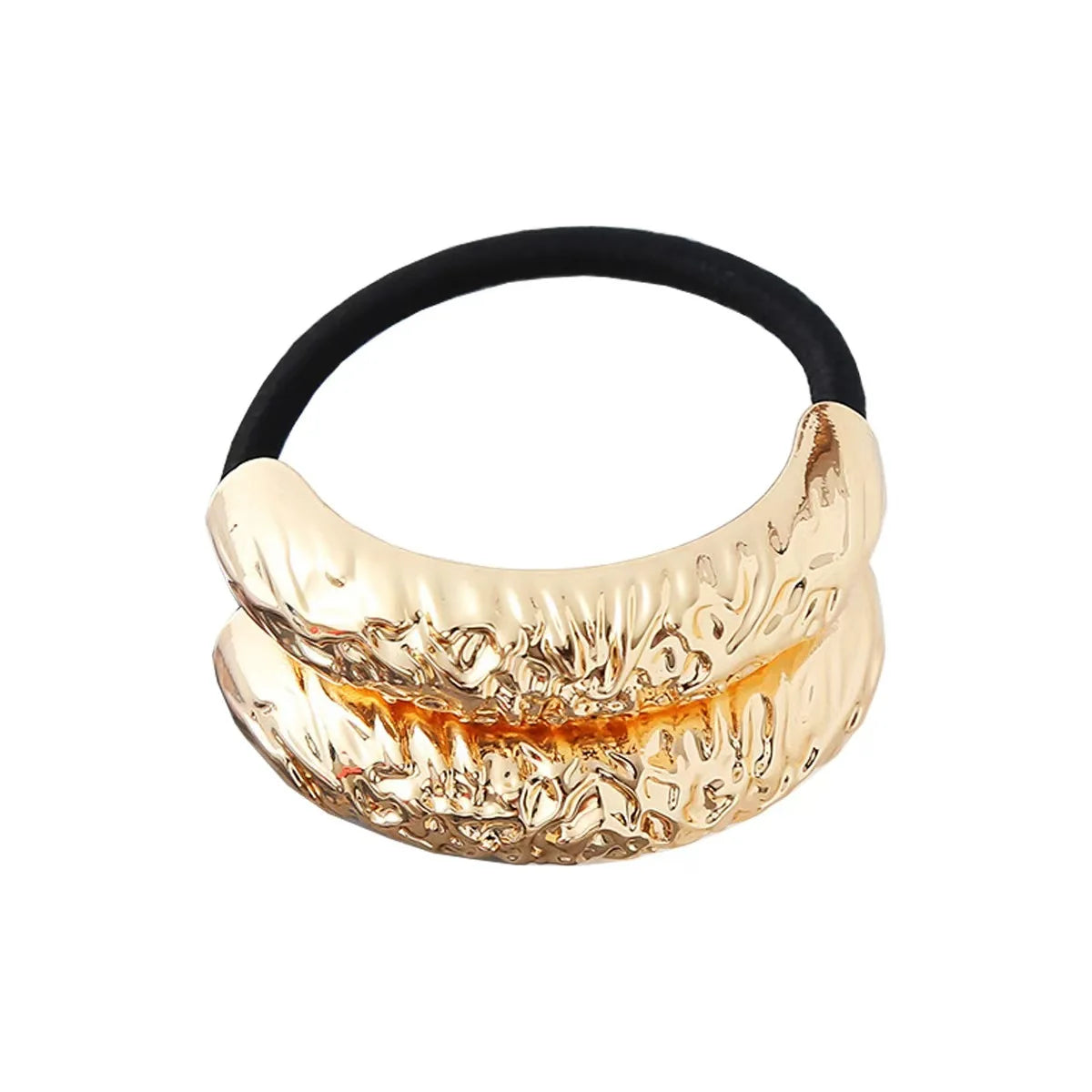 Hot Sale Fashion Metal Irregular Double-Layer Hair Bands Rope Women