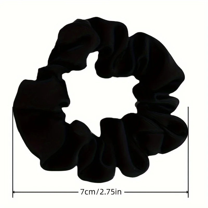 6pcs Satin Hair Scrunchies for Women - Softer Than Silk Scrunchies for