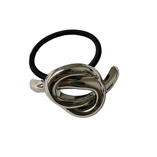 Hot Sale Fashion Metal Irregular Double-Layer Hair Bands Rope Women