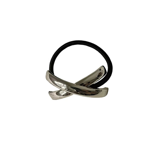 Hot Sale Fashion Metal Irregular Double-Layer Hair Bands Rope Women