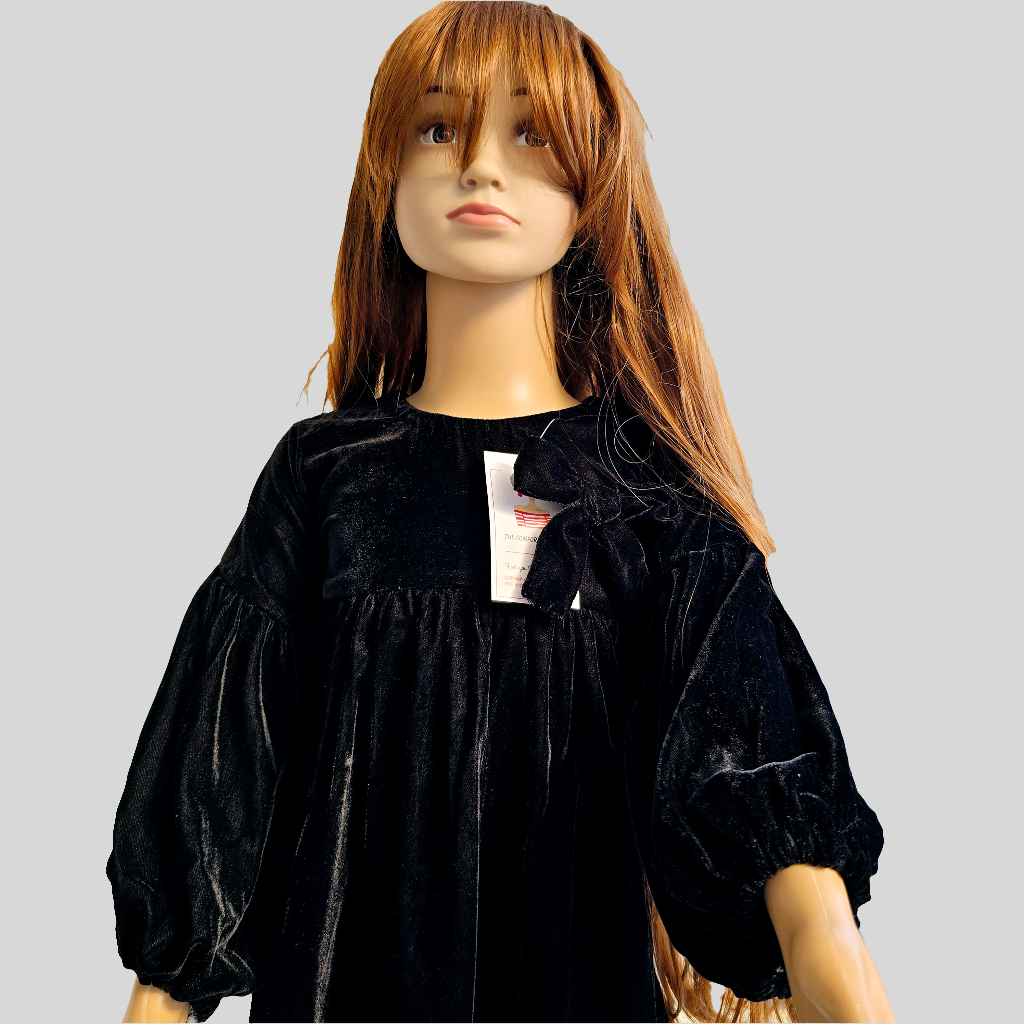 Black Velvet Baby Girl Frock